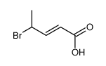 4-bromopent-2-enoic acid结构式