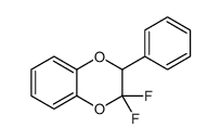 3,3-difluoro-2-phenyl-2H-1,4-benzodioxine结构式