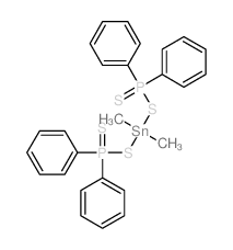 Stannane,bis[(diphenylphosphinothioyl)thio]dimethyl- (9CI) picture