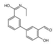 N-ethyl-3-(3-formyl-4-hydroxyphenyl)benzamide结构式