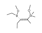 (Z)-3-(ethylmethoxyboryl)-2-(methoxydimethylsilyl)-2-pentene Structure