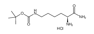 H-Lys(Boc)-NH2 structure