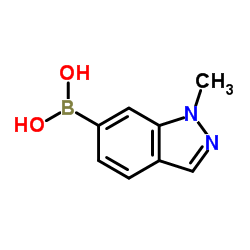 (1-Methyl-1H-indazol-6-yl)boronic acid Structure