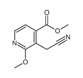 Methyl 3-(cyanomethyl)-2-methoxyisonicotinate图片