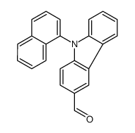 9-naphthalen-1-ylcarbazole-3-carbaldehyde Structure