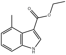 Ethyl 4-Methylindole-3-carboxylate Structure