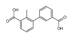 3-(3-carboxyphenyl)-2-methylbenzoic acid Structure