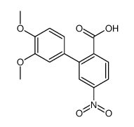 2-(3,4-dimethoxyphenyl)-4-nitrobenzoic acid结构式