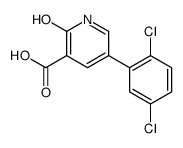 5-(2,5-dichlorophenyl)-2-oxo-1H-pyridine-3-carboxylic acid Structure