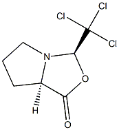 (7aR)-3-(Trichloromethyl)tetrahydropyrrolo[1,2-c]oxazol-1(3H)-one Structure