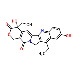 7-Ethyl-10-hydroxycamptothecin Structure