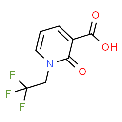 2-oxo-1-(2,2,2-trifluoroethyl)-1,2-dihydropyridine-3-carboxylic acid Structure