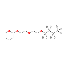 2-(2-{2-[(2H9)Butyloxy]ethoxy}ethoxy)tetrahydro-2H-pyran Structure