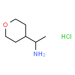 1-(Tetrahydro-2H-pyran-4-yl)ethanamine hydrochloride structure