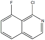 1-氯-8-氟异喹啉结构式