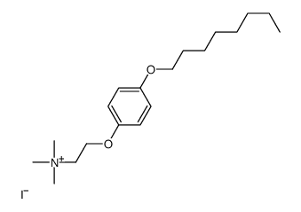 trimethyl-[2-(4-octoxyphenoxy)ethyl]azanium,iodide结构式