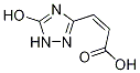 (2Z)-3-(5-羟基-1H-1,2,4-三唑-3-基)丙烯酸结构式