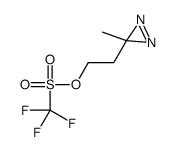 2-(3-methyldiazirin-3-yl)ethyl trifluoromethanesulfonate Structure