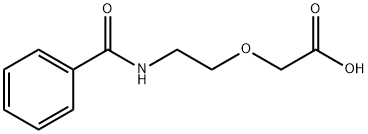 2-[2-(phenylformamido)ethoxy]acetic acid Structure