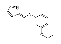 Benzenamine, 3-ethoxy-N-(1H-pyrrol-2-ylmethylene)- (9CI) structure