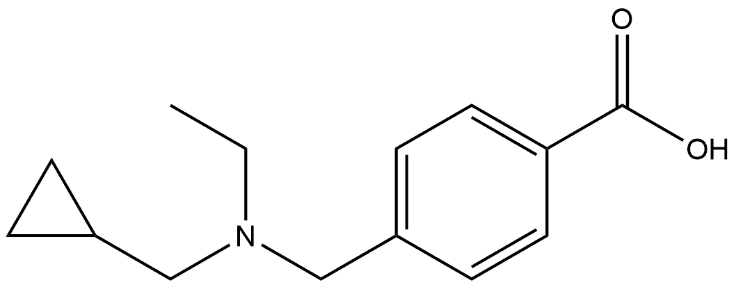 4-{[(Cyclopropylmethyl)(ethyl)amino]methyl}benzoic acid picture