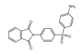 2-{4-[(4-aminophenyl)sulfonyl]phenyl}-1H-isoindole-1,3(2H)-dione结构式