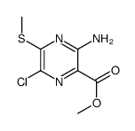 METHYL 3-AMINO-6-CHLORO-5-(METHYLTHIO)PYRAZINE-2-CARBOXYLATE picture