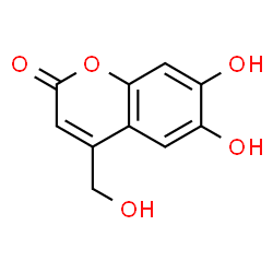 2H-1-Benzopyran-2-one,6,7-dihydroxy-4-(hydroxymethyl)-(9CI)结构式