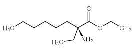 ETHYL (S)-2-AMINO-2-ETHYLOCTANOATE Structure