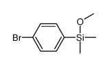 (4-bromophenyl)-methoxy-dimethylsilane structure