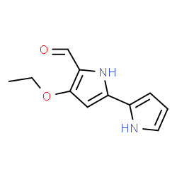 [2,2-Bi-1H-pyrrole]-5-carboxaldehyde,4-ethoxy-(9CI) Structure