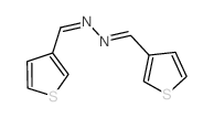 1-thiophen-3-yl-N-(thiophen-3-ylmethylideneamino)methanimine Structure