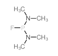 Phosphorodiamidous fluoride, tetramethyl-结构式