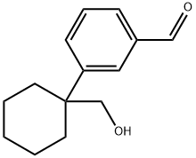 3-(1-(hydroxymethyl)cyclohexyl)benzaldehyde Structure