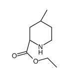 (2R,4R)-4-Methyl-2-piperidinecarboxylicethylester结构式