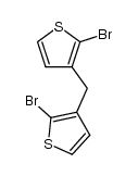 2,2'-dibromo-3,3'-dithienylmethane Structure