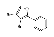 3,4-dibromo-5-phenyl-1,2-oxazole结构式