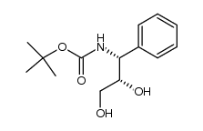 (2S,3R)-3-((tert-butoxycarbonyl)amino)-3-phenyl-1,2-propanediol Structure