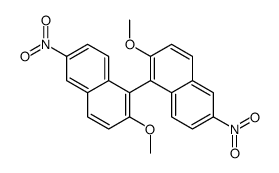 2-methoxy-1-(2-methoxy-6-nitronaphthalen-1-yl)-6-nitronaphthalene结构式