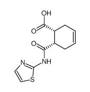 (+/-)-cis-6-thiazol-2-ylcarbamoyl-cyclohex-3-enecarboxylic acid picture