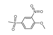 4-methanesulfonyl-1-methoxy-2-nitro-benzene Structure