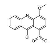 9-chloro-4-methoxy-1-nitroacridine结构式