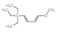 Stannane,triethyl(4-methoxy-1,3-butadien-1-yl)-结构式