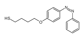 4-{4-[(E)-Phenyldiazenyl]phenoxy}-1-butanethiol Structure