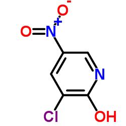 3-chloro-2-hydroxy-5-nitropyridine Structure