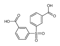 3-(3-carboxyphenyl)sulfonylbenzoic acid structure