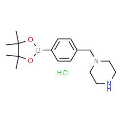 1-(4-(4,4,5,5-Tetramethyl-1,3,2-dioxaborolan-2-yl)benzyl)piperazine hydrochloride picture