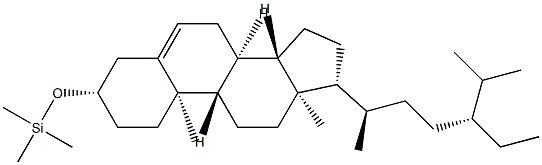 Stigmast-5-en-3β-yl (trimethylsilyl) ether结构式