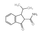 1H-Indene-2-carboxamide,2,3-dihydro-1-(1-methylethyl)-3-oxo- structure