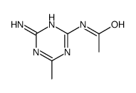 N-(4-amino-6-methyl-1,3,5-triazin-2-yl)acetamide Structure